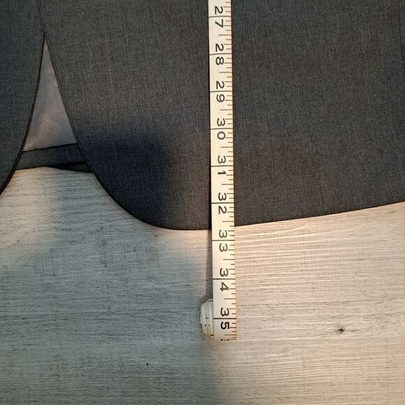 JOS A BANK GORDON Men's Sport Coat Blazer Two Button Gray Twill Wool 42R - Picture 7 of 14